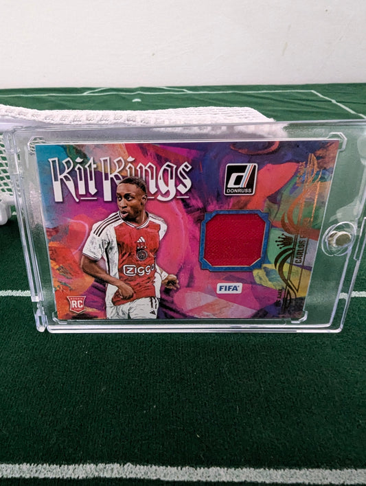 2023-24 Panini Donruss Carlos Forbs Rookie Kit Kings Patch Relic Ajax RC