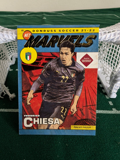 2021 Donruss - Net Marvels - Press Proof - #10 Federico Chiesa