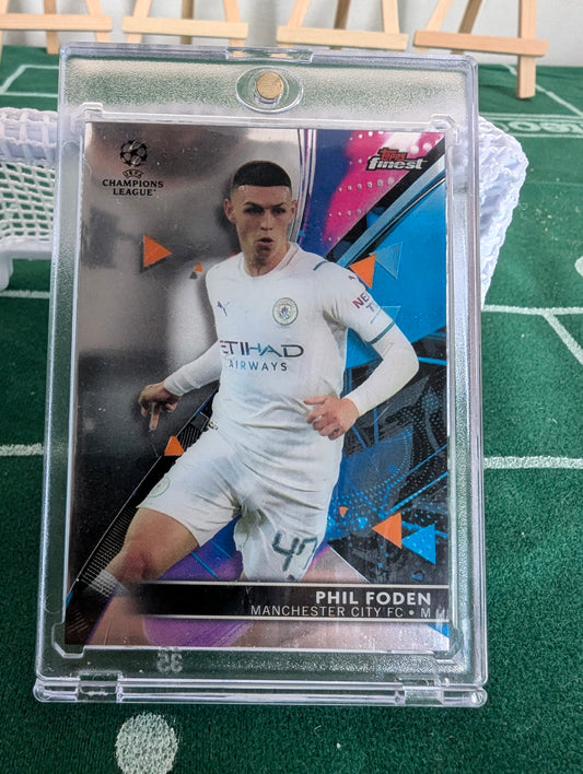 Phil Foden Topps Finest UCL 2021/22 Manchester City & England