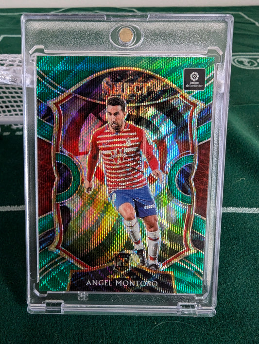 2020-21 Panini Chronicles Soccer Angel Montoro Select Green Mojo Rookie #15...