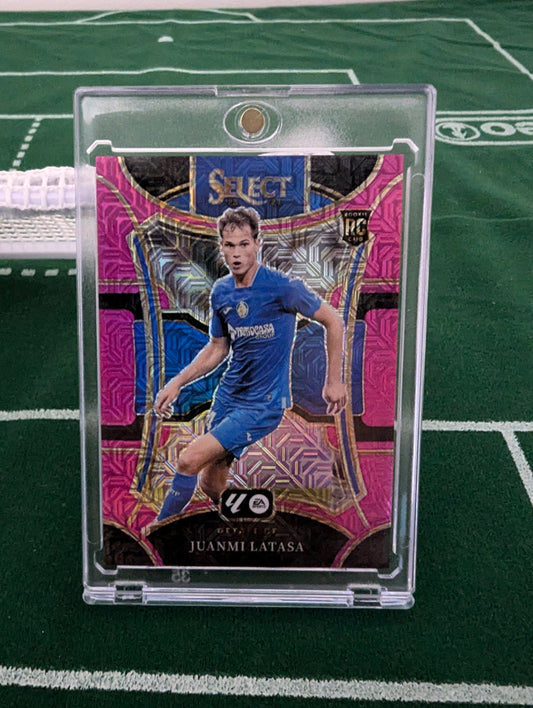 Juanmi Latasa RC Rookie #115 Pink Refractor 2023-24 Panini Select La Liga