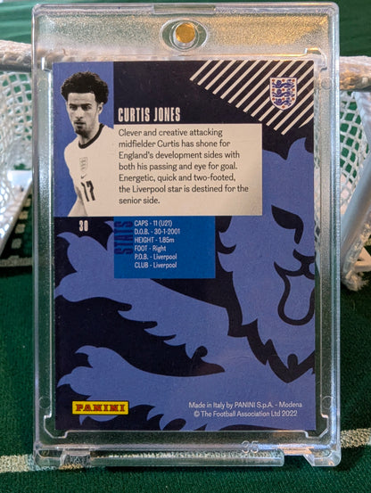 Panini The Best of England 2022 Curtis Jones England Parallel /199