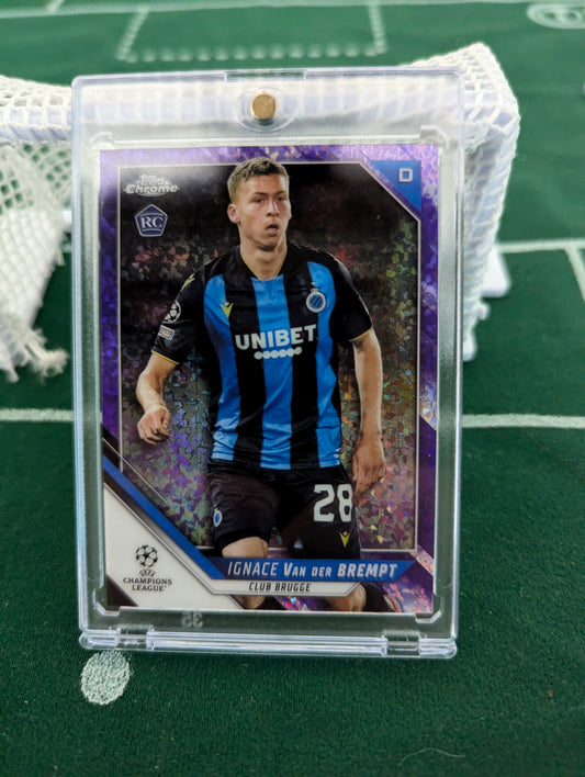 Topps Champions League Chrome 21/22 Purple MiniDiamond Ignace van der Brempt 250