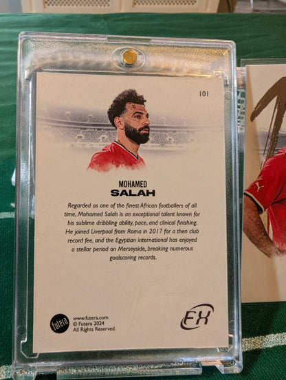 2* Mo Salah Futera FX 2024 Base Liverpool Egypt