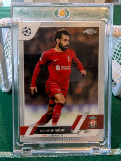 2022/23 Topps Chrome UCC Liverpool Mohamed Salah Refractor