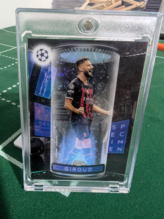 Olivier Giroud 2022-23 Topps Chrome Soccer AC Milan Specimen