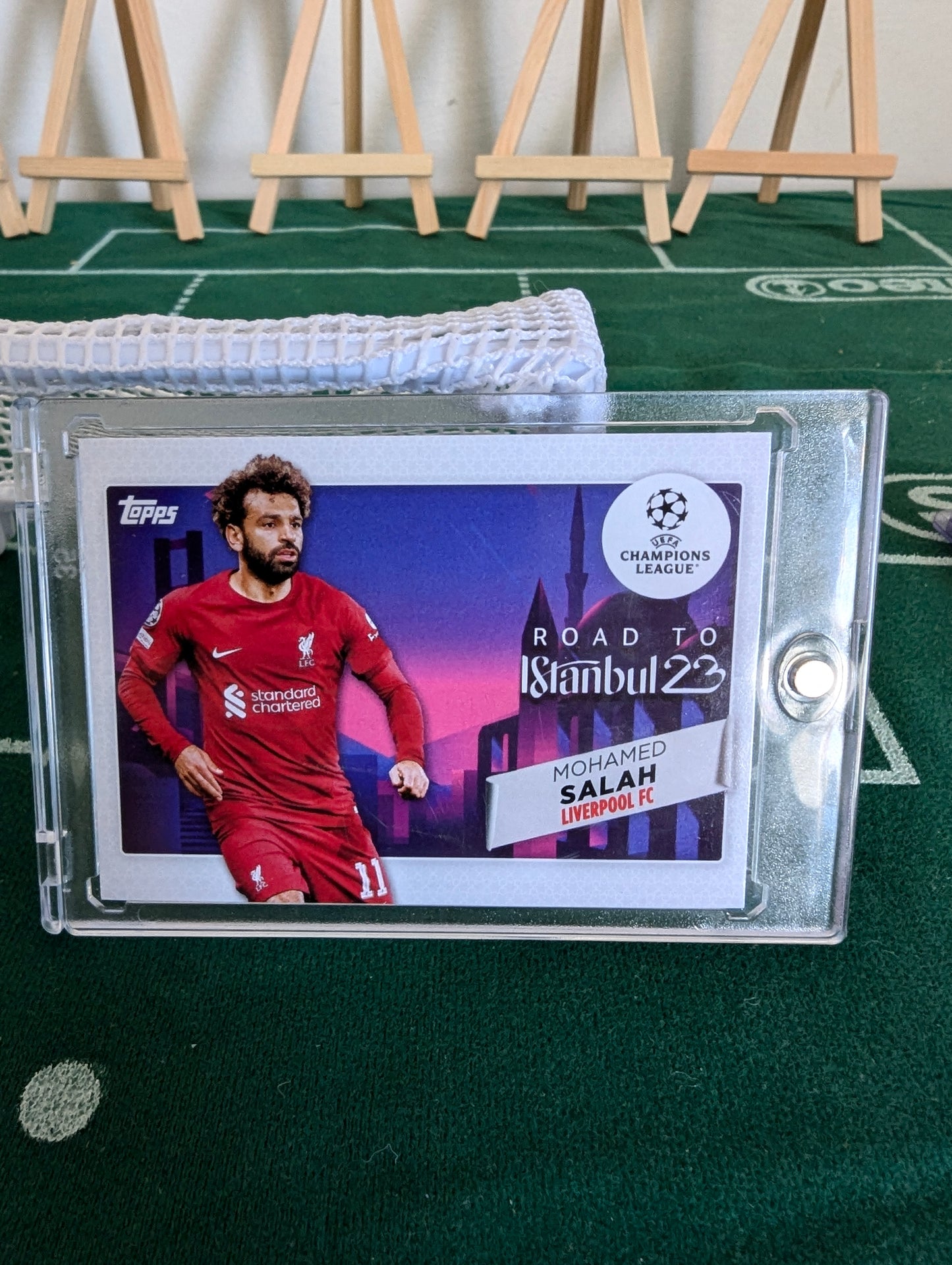 22-23 Topps UCC Flagship Mohamed Salah Liverpool Road to Istanbul 23 #RF-13