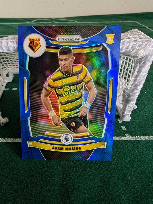 2021-22 Panini Prizm Premier League Blue Prizm /340 Adam Masina #256