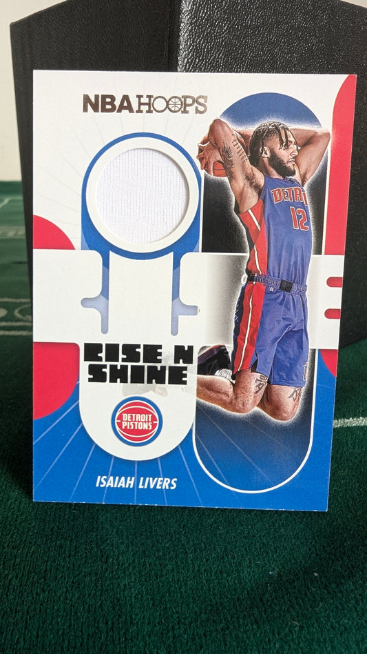 2021-22 Panini NBA Hoops Isaiah Livers Rise N Shine Patch RS-ILV