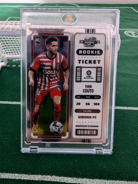 2022-23 Panini Chronicles La Liga Yan Couto Rookie Ticket RC