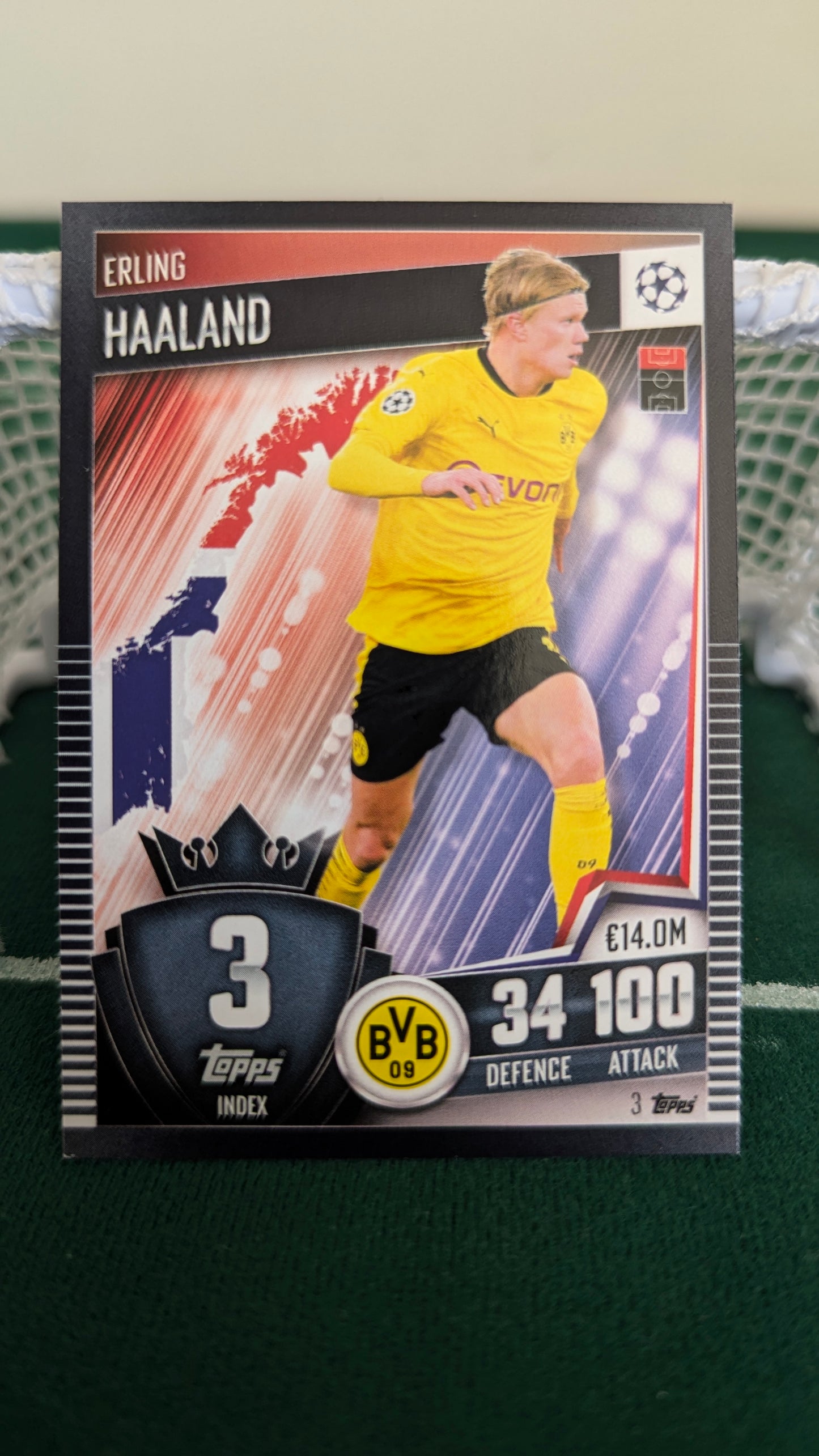 Match Attax 101 2020/21 2021 Erling Haaland Base Card Dortmund