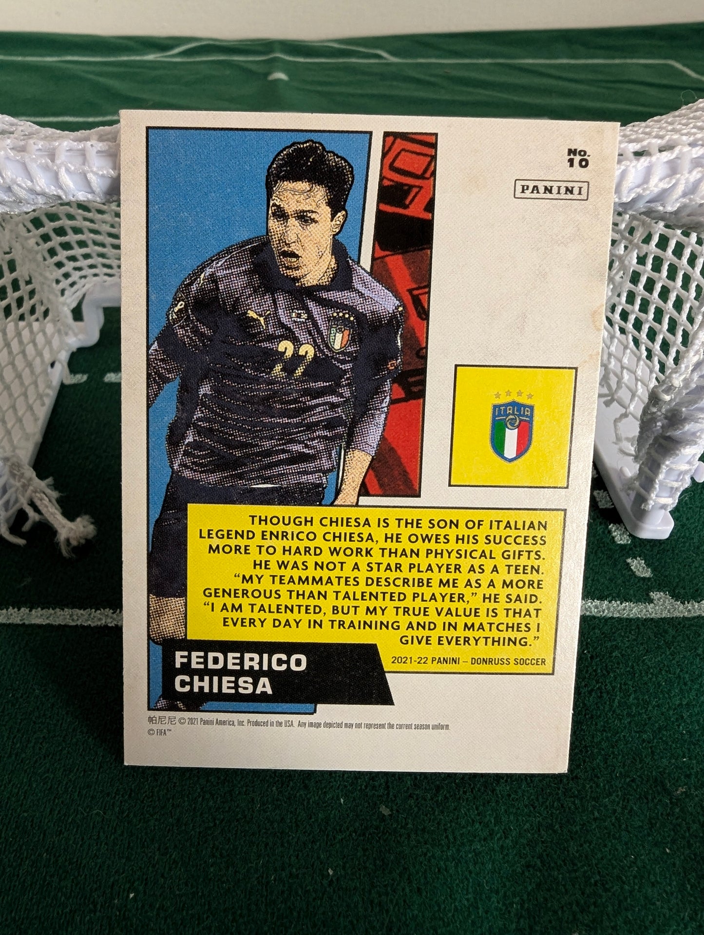 2021 Donruss - Net Marvels - Press Proof - #10 Federico Chiesa