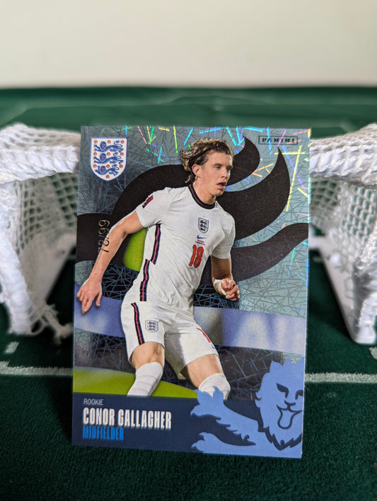 Panini Connor Gallagher England Rookie Card /99 - Blue Refractor