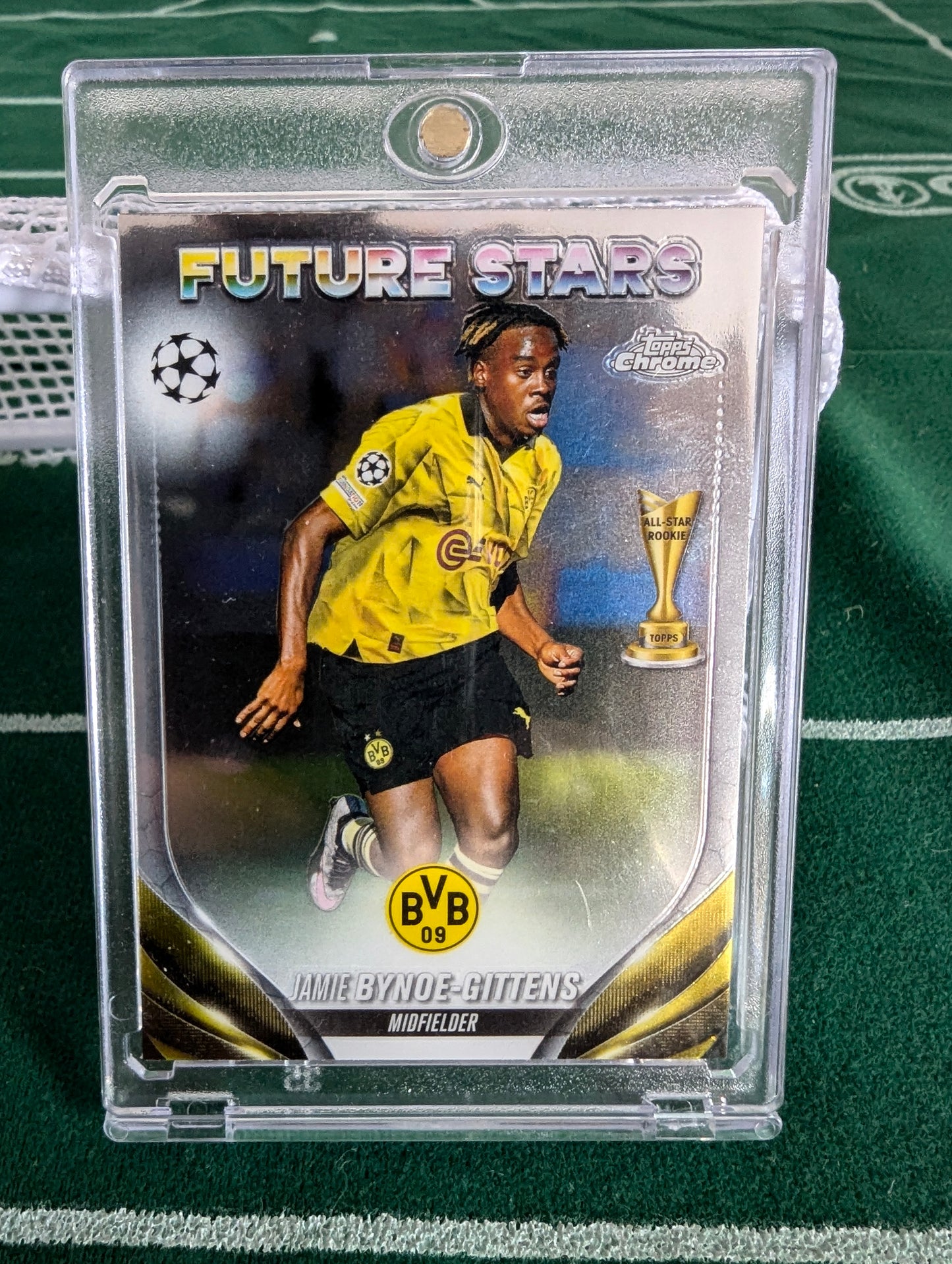 Jamie Bynoe-Gittens Future Stars Aqua Lava - 2023-24 Topps Chrome UCC Dortmund