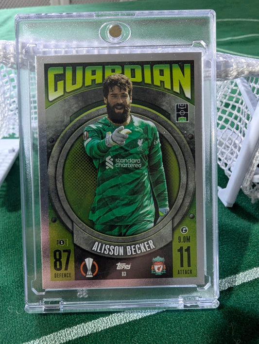 Topps Match Attax Champions League 23/24 No. 83 Alisson Becker Guardian