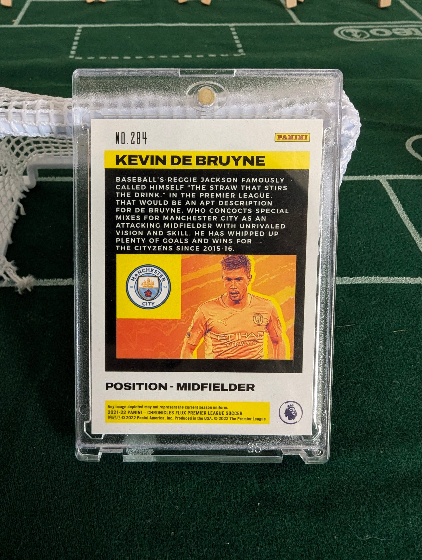 2021-22 Panini Chronicles - Flux Premier League #284 Kevin De Bruyne Purple